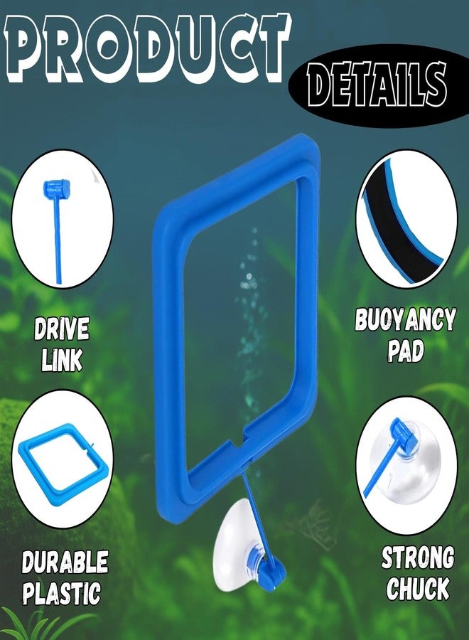 Western Era Aquarium Square Floating Feeding Ring | Adjustable Fish Feeding Tool for Flakes & Pellets | Prevents Water Pollution | Ideal for Betta, Goldfish, Guppies & More | Fish Tank Accessories - Image 5